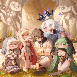 This is a pixiv picture whose title is 교주에게 💐💐.