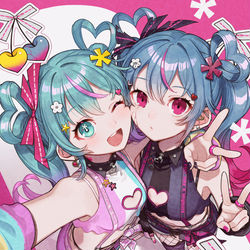 This is a pixiv picture whose title is デコミク.