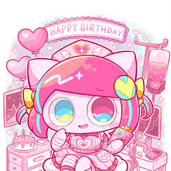 This is a pixiv picture whose title is ぽよろいど（躁）HPB.