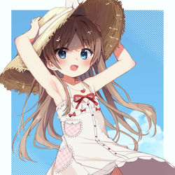 This is a pixiv picture whose title is 夏果.
