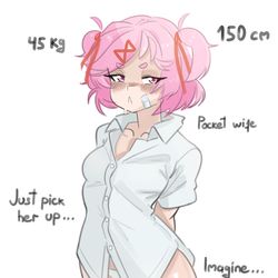 This is a pixiv picture whose title is Cute Natsuki.