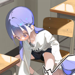 This is a pixiv picture whose title is 落とし物を拾ってくれる女の子.