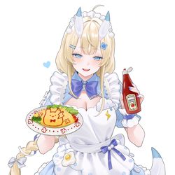 This is a pixiv picture whose title is メイドつむり.