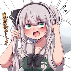 This is a pixiv picture whose title is ツインテ妖夢ちゃん.