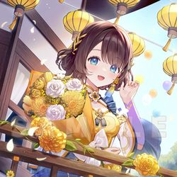 This is a pixiv picture whose title is 誕生日グッズ.