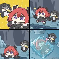 This is a pixiv picture whose title is 차가운 소녀 레바테인.