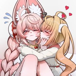 This is a pixiv picture whose title is もふもふ.