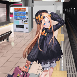 This is a pixiv picture whose title is 地下鉄アビーちゃん🚊.