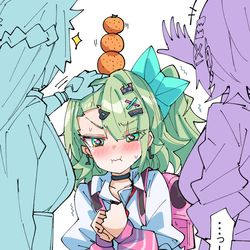 This is a pixiv picture whose title is ちやほや.