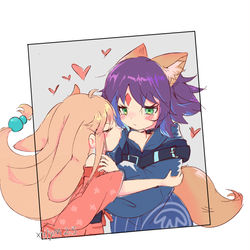 This is a pixiv picture whose title is いろは、キスして~~😚😚😚.