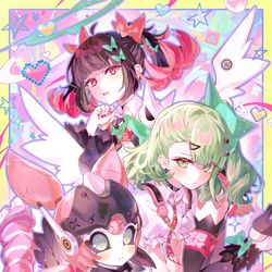 This is a pixiv picture whose title is Angels🪽🤍.