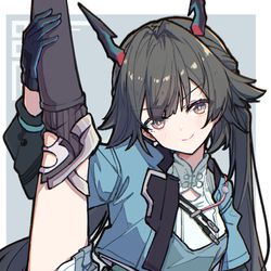 This is a pixiv picture whose title is “这种程度还是轻轻松松啦~”.