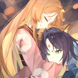 This is a pixiv picture whose title is 行かないでｑｗｑ.