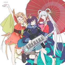 This is a pixiv picture whose title is 超かぐや姫！.