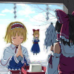 This is a pixiv picture whose title is 針供養.