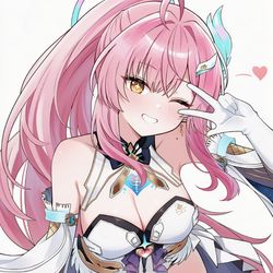 This is a pixiv picture whose title is 爱弥斯.