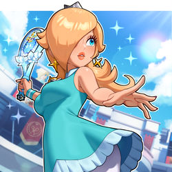 This is a pixiv picture whose title is Tennis Fever Rosalina.