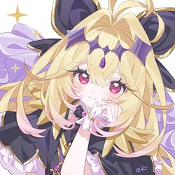 This is a pixiv picture whose title is 💜.