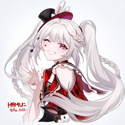 This is a pixiv picture whose title is 火花.