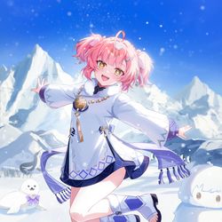 This is a pixiv picture whose title is 爱弥斯.