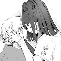 This is a pixiv picture whose title is 【グノーシア】男の子のユーリと女の子のSQ.