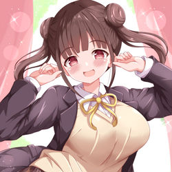 This is a pixiv picture whose title is ちょこ先輩.