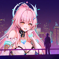 This is a pixiv picture whose title is Aemeath (wallpaper).