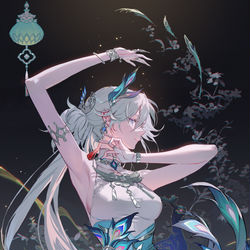 This is a pixiv picture whose title is 爻光.