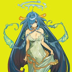 This is a pixiv picture whose title is 🌊🐮.