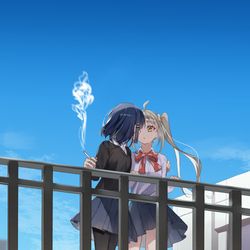 This is a pixiv picture whose title is リョウ虹.