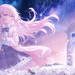 This is a pixiv picture whose title is 星空.