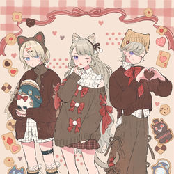 This is a pixiv picture whose title is 【原神】ハッピーバレンタイン.