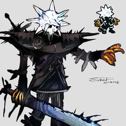 This is a pixiv picture whose title is デンジュモクモチーフの騎士（ポケモン）.