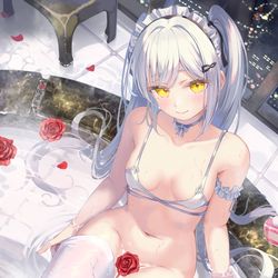 This is a pixiv picture whose title is Bath.