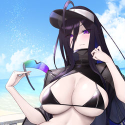 This is a pixiv picture whose title is オリキャラ　水着.