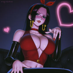 This is a pixiv picture whose title is Valentine Boa Hancock.