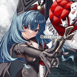 This is a pixiv picture whose title is 栄耀栄華をその手に求めて.