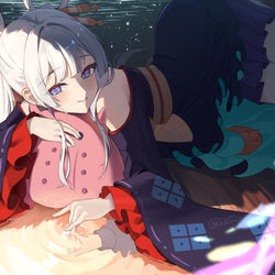 This is a pixiv picture whose title is 水.