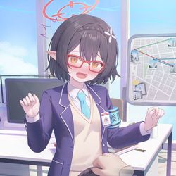 This is a pixiv picture whose title is CM.