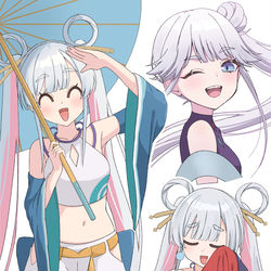 This is a pixiv picture whose title is 月見ヤチヨ.