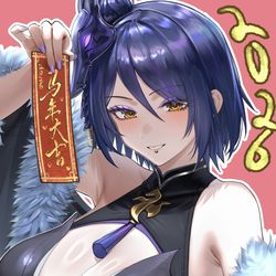 This is a pixiv picture whose title is 新春快乐（小南）.