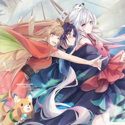 This is a pixiv picture whose title is 月姬サンド(´▽`ʃ🥪ƪ).