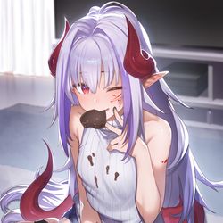 This is a pixiv picture whose title is チョコ喰いドラゴン.