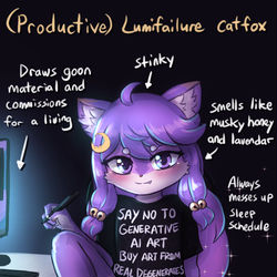 This is a pixiv picture whose title is (Productive) Lumifailure Catfox.