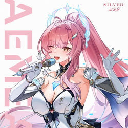 This is a pixiv picture whose title is 只有你能听见的…….