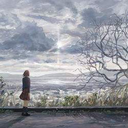 This is a pixiv picture whose title is 白銀.