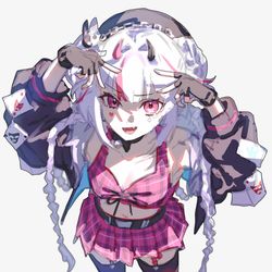 This is a pixiv picture whose title is 最強で無敵の.