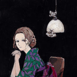 This is a pixiv picture whose title is 夜行性.