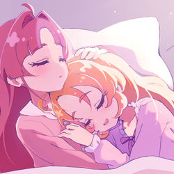 This is a pixiv picture whose title is すやすやあんみく.