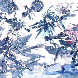 This is a pixiv picture whose title is ブルーアーカイブ「デカグラマトン」編.